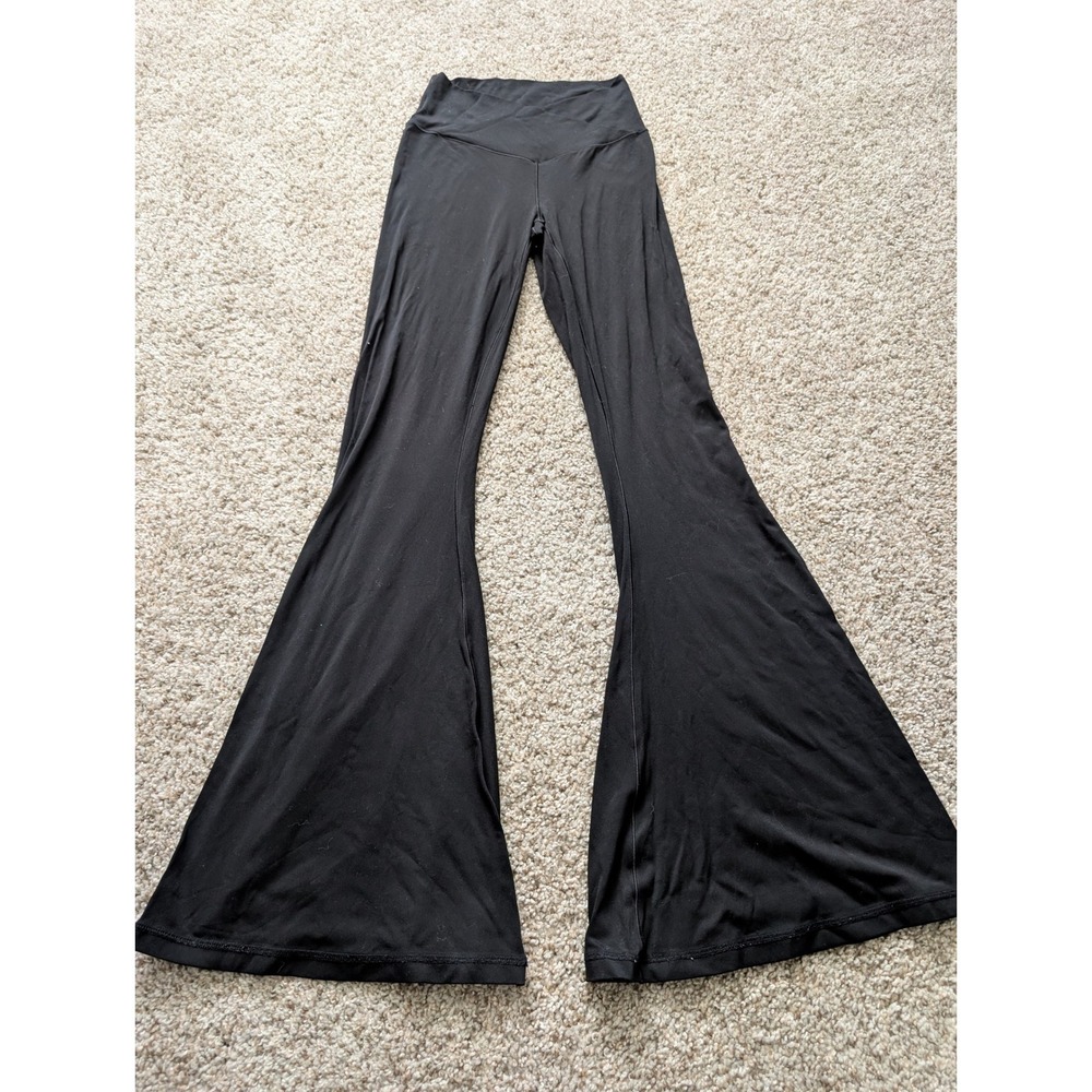 OFFLINE by Aerie Real Me High Waisted Crossover Super Flare Leggings Black M